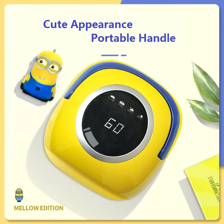 Professional 72w Wireless Dual Light Source Sun Uv Nail Lamp