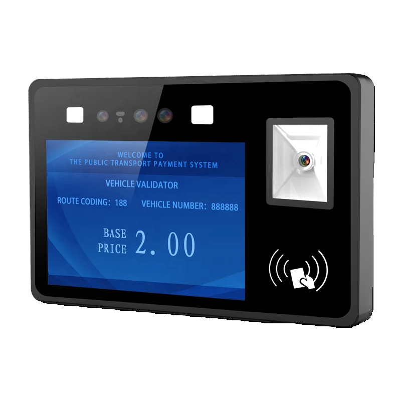 BOZZ Android Bus Ticketing Machine 8.2inch Touch Screen with NFC Bus Card Validator