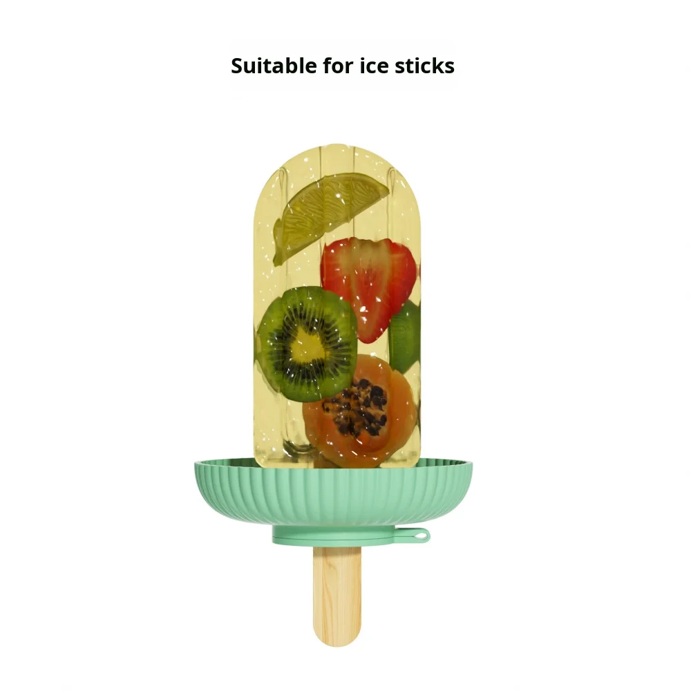 Children's Sustainable Silicone Ice Cream Stand Holder Anti-Dirty Anti-Drip & Anti-Leak Ice Cream Tools factory