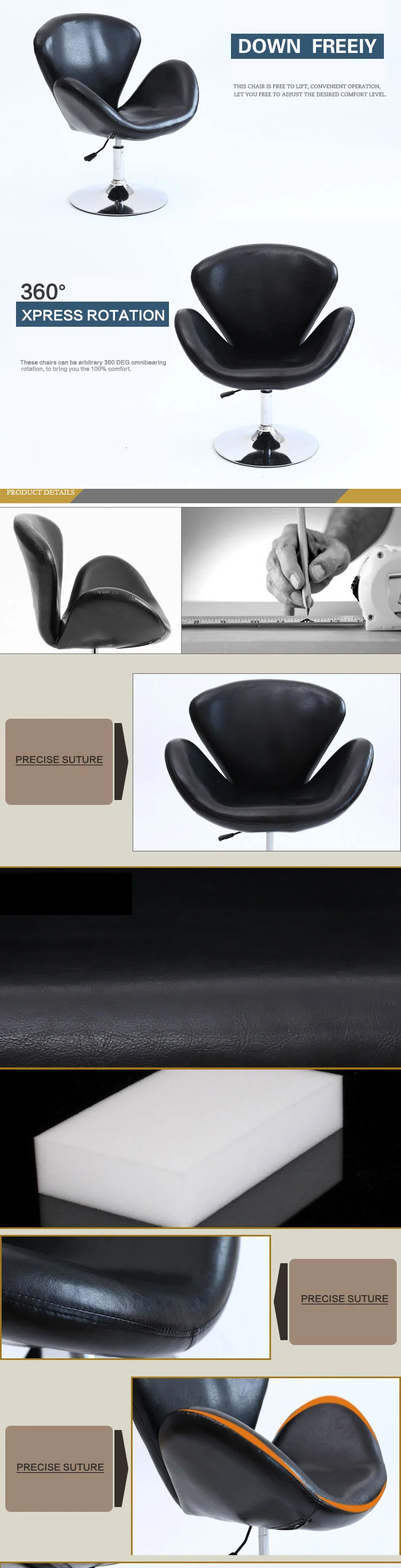rose gold bar chair