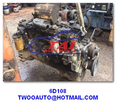 Auto Engine for Mitsubishi Excavator Used Complete Engine 6d24 6d16 ...
