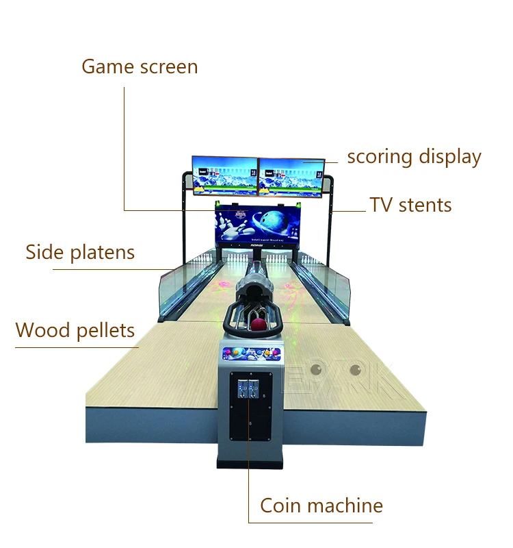 High Quality Commercial Game Machine Arcade Mini Bowling Machine Game ...