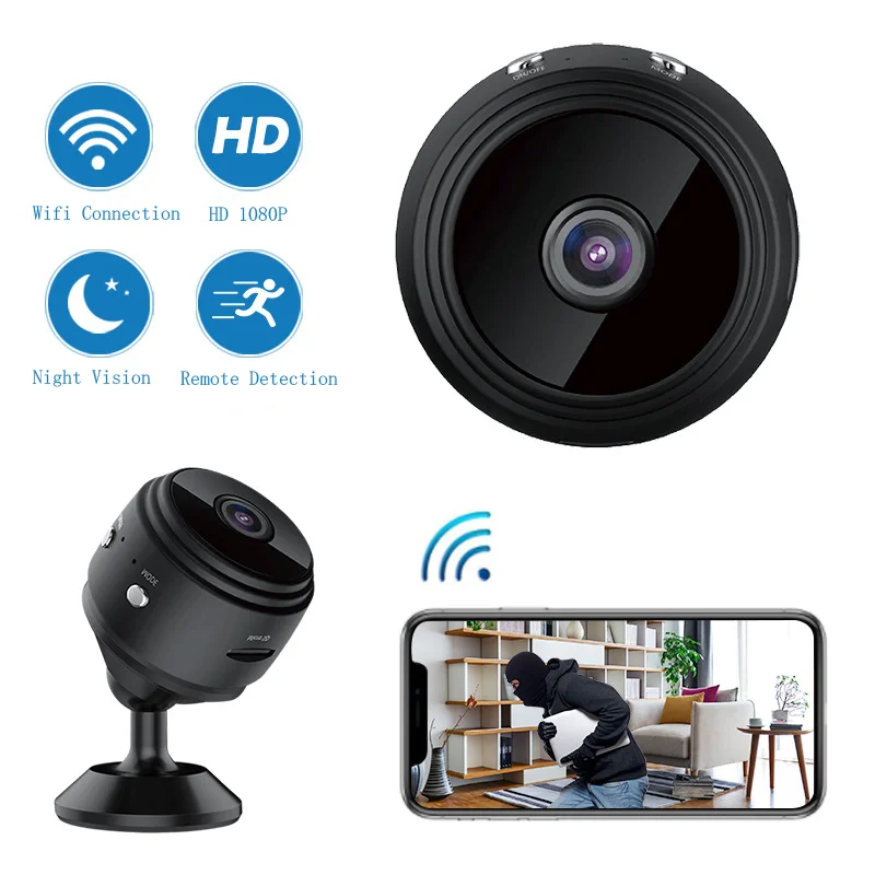 Amazon Best Seller Mini Spy Camera Wifi Hidden Camera Wireless Hd 1080p ...