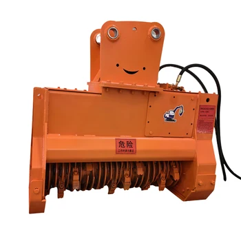 forestry machinery excavator attachment Skid Steer Mulcher Attachment Flail Mower Cut Grass