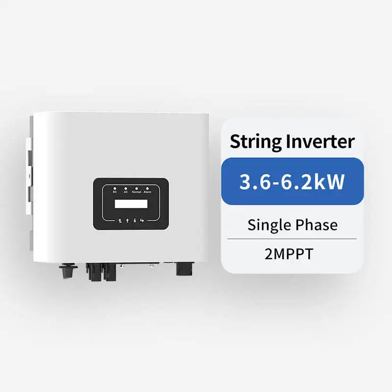 For Grid Solar Inverter SUN-3.6-6.2K-G05P1-EU-AM2 3.6-6.2kW Single Phase IP65 97.6% Efficiency 220/230V Output