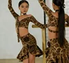 Set body e gonna leopardato marrone