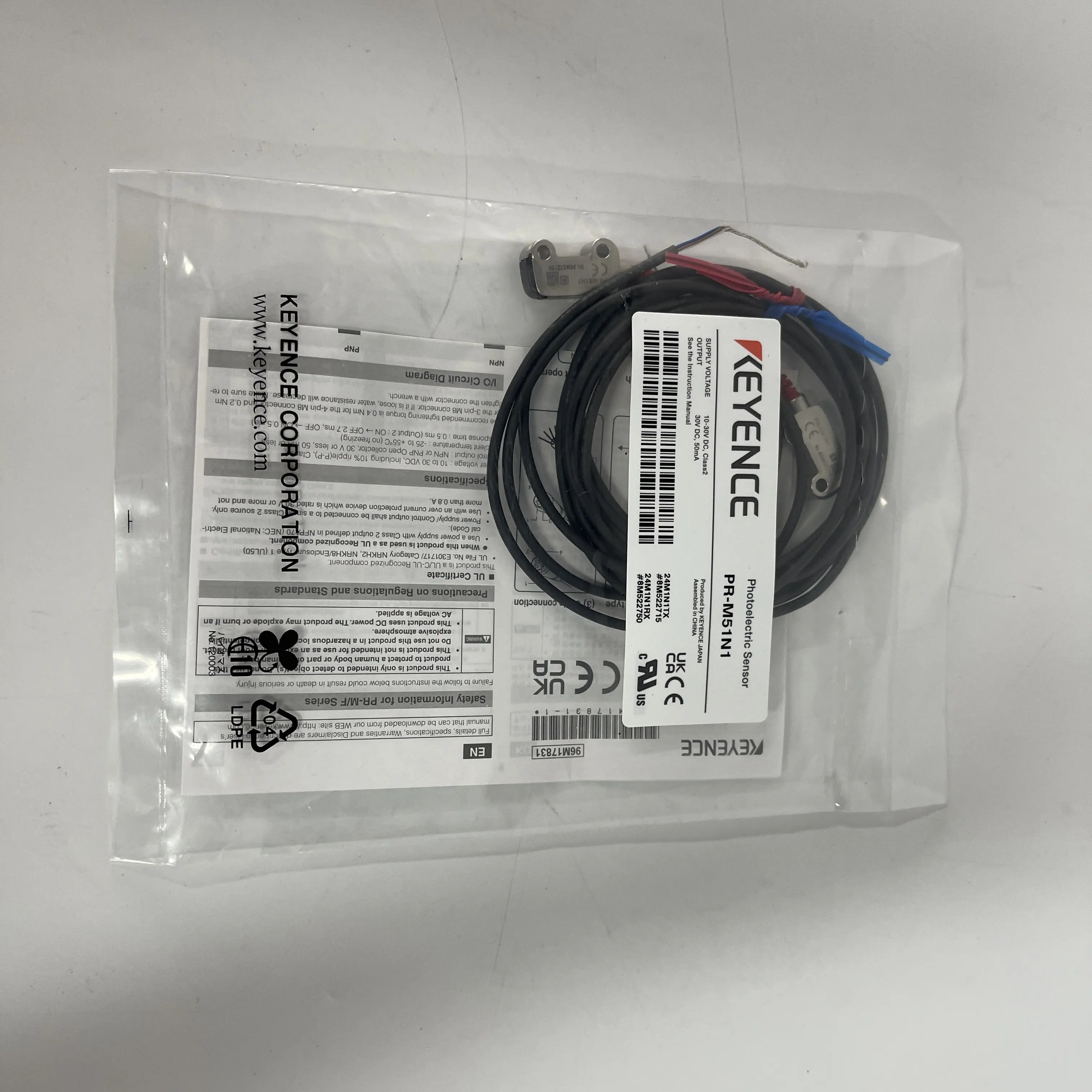 KEYENCE Photoelectric Sensor PR-M51N1