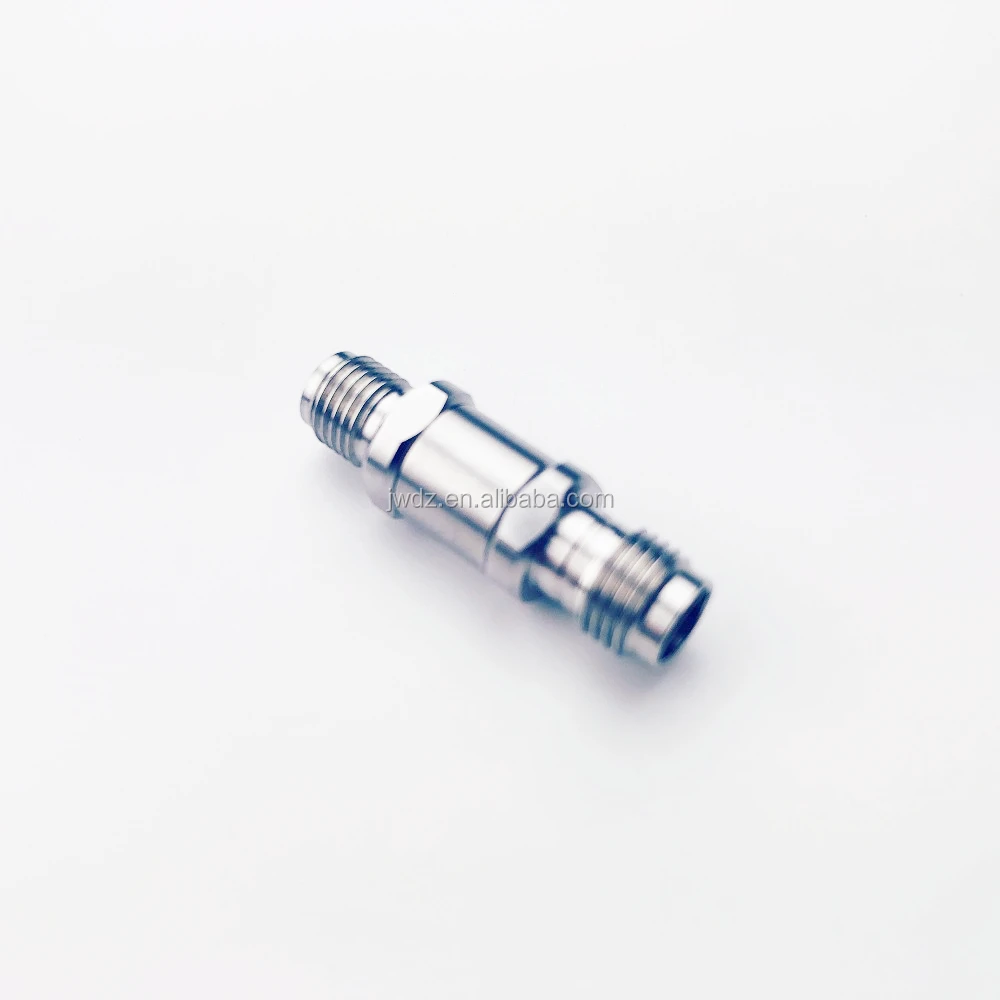 high-frequency millimeter wave rf coaxial adapter 2.4mm female to 3.5 female SUS303 DC - 33GHz VSWR1.2 Rf coaxial connector