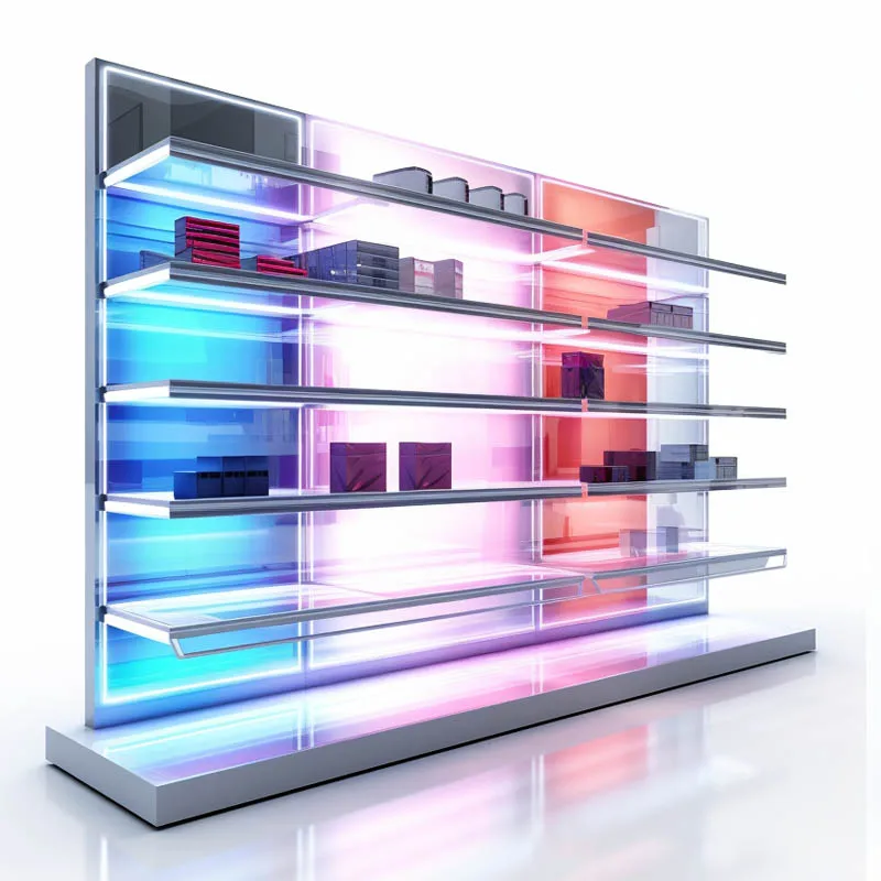 Ai Smart 2024 Commercial Shelves Storage Hanging Shelf Display Rack