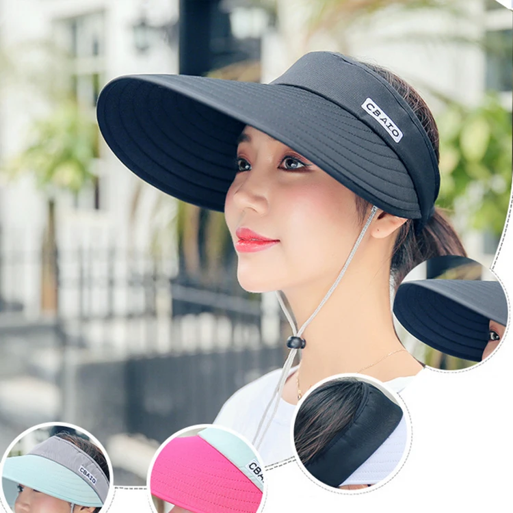 Sun Visor Hat,Wide Brim Beach Hat