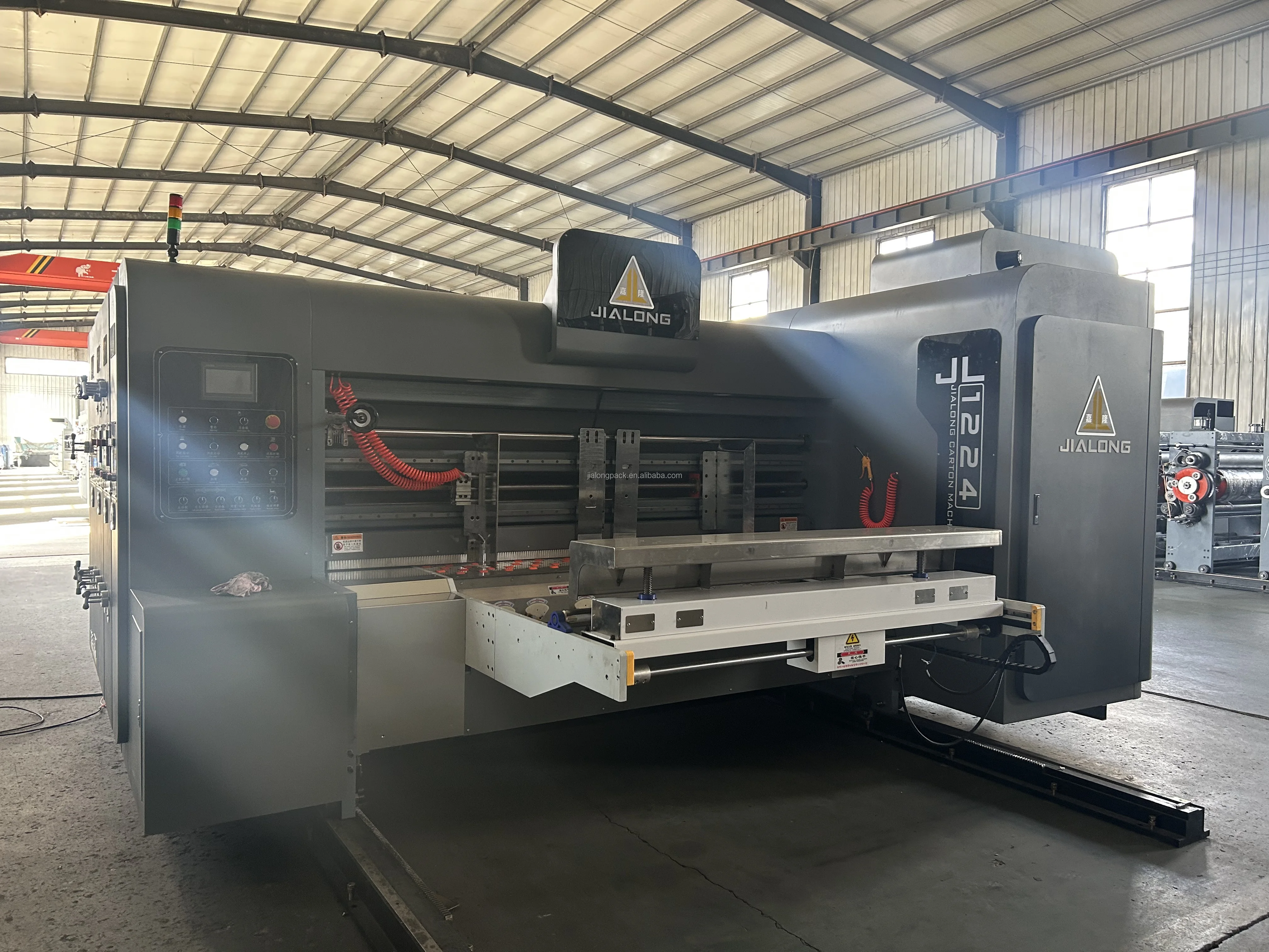 Auto Corrugated Cardboard Box Printing Slotting Die Cutting Machinery Flexo Printer Machine for Corrugated Cardboard