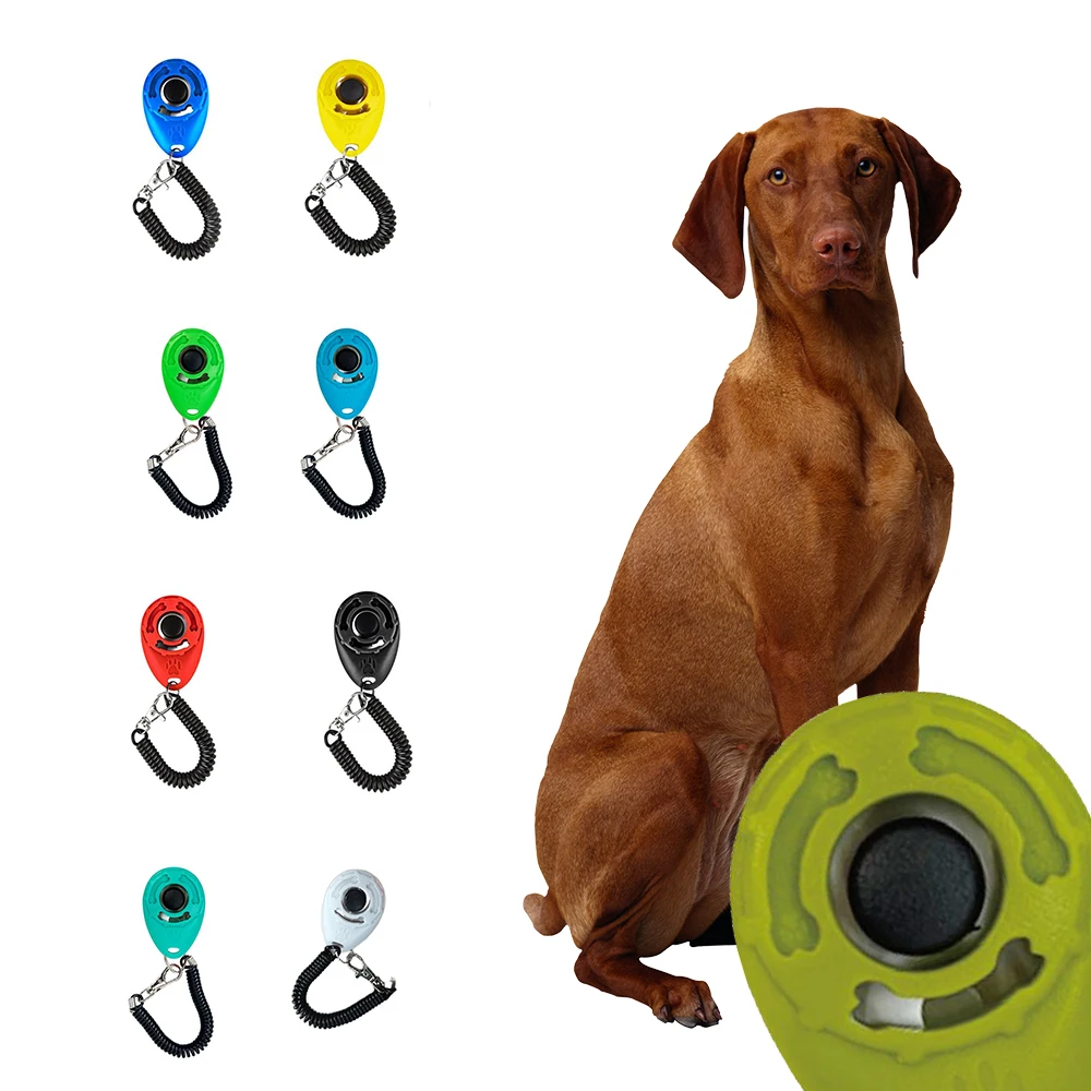Hot Sale Colorful Pet Trainer Clicker Products Strap Stop Barking
