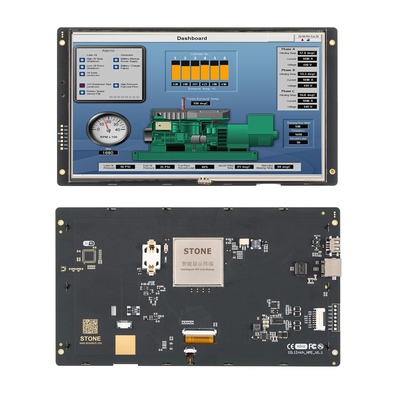 stone tft display free sample