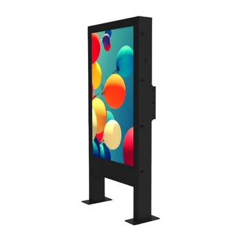 Factory custom Hot sale 43 55 inch Full HD digital display outdoor advertising machine waterproof stand alone  interactive kiosk