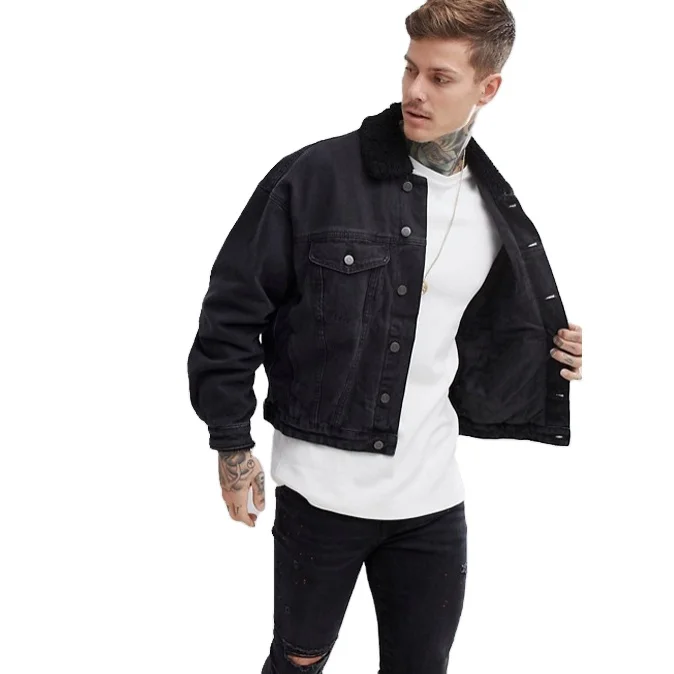 mens bomber sherpa jacket