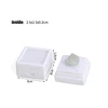 White 3*3cm
