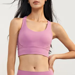 TOPKO Yoga Vest Cross Fitness Shock-absorbing Sports Bra