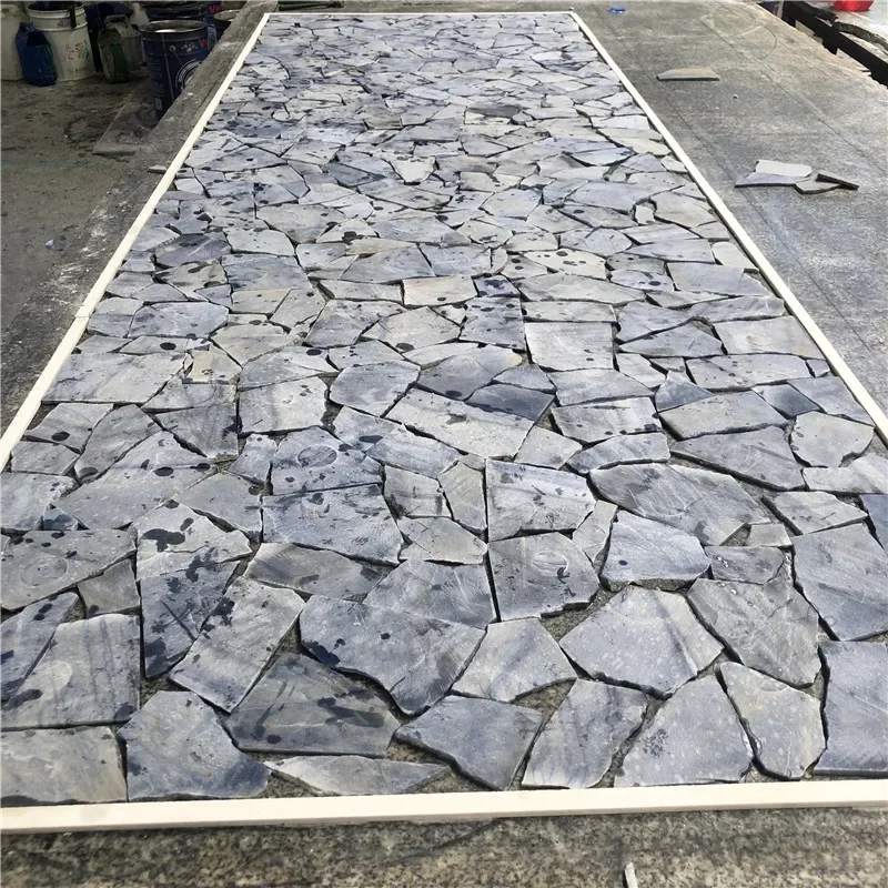 product azul blue   wall panel table top furniture dining table tops polished agate gemstone-1