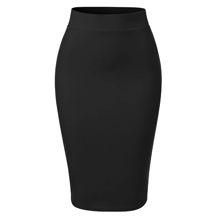 Womens Sexy Midi Bodycon Pencil Skirts Ladies 2023 New High Waist Slim Fit Club Party Workout