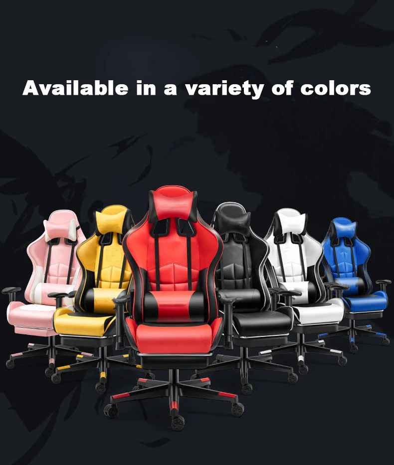 Factory Price Ergonomic Gaming Gamer Chair With Adjustable Backrest For