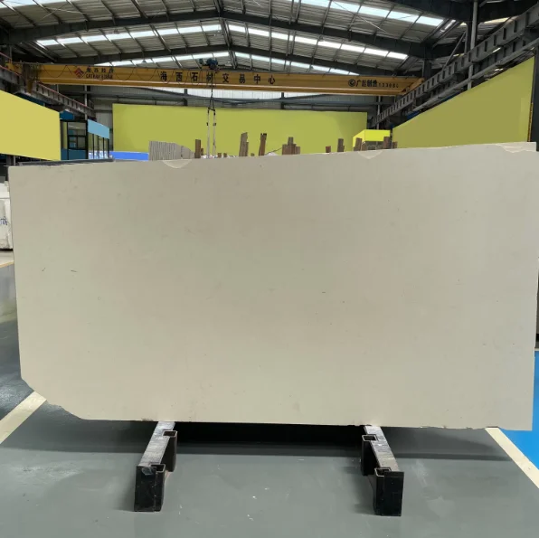 product modern white limestone polished slab and tile beige marble calcite countertop for indoor outdoor 1 year warranty for hotels-3