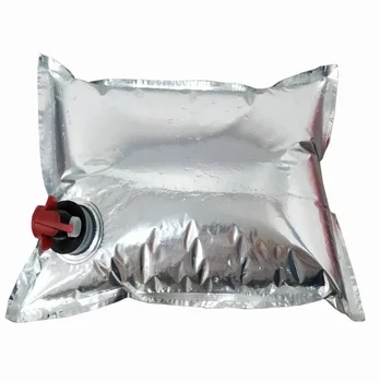 Custom Aseptic Wine Dispenser Aluminum Foil  3L 5L 10L Juice Bag Beverage BIB Bag in Box