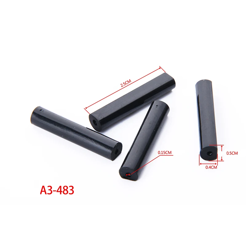 High Quality Anti Slip String Stopper Cord Locks Garment Round Cord Lock Stopper Garment Glossy Plastic Cord End