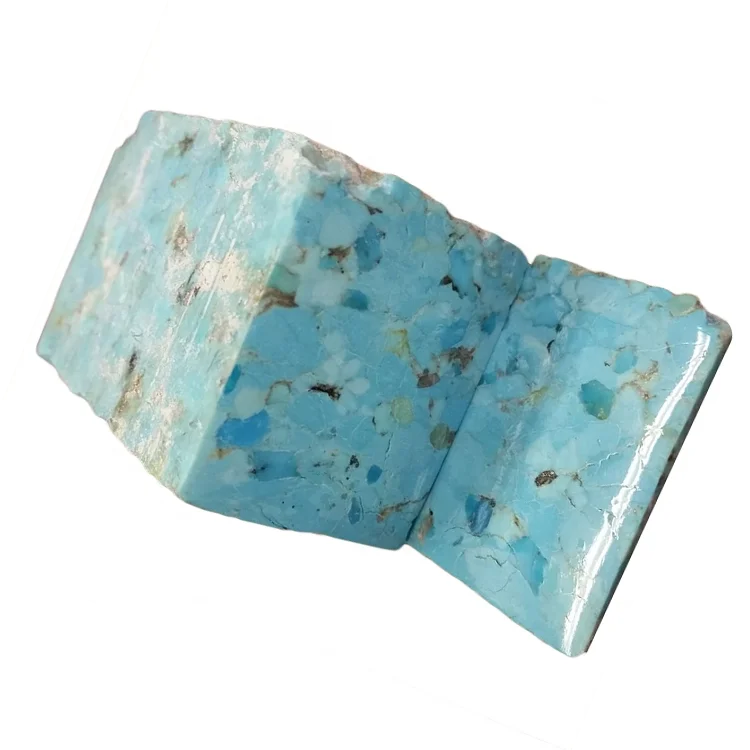 USA Compress Turquoise Block Material Natural Turquoise Gemstone Rough Slab Lot Arizona Mine Kingman
