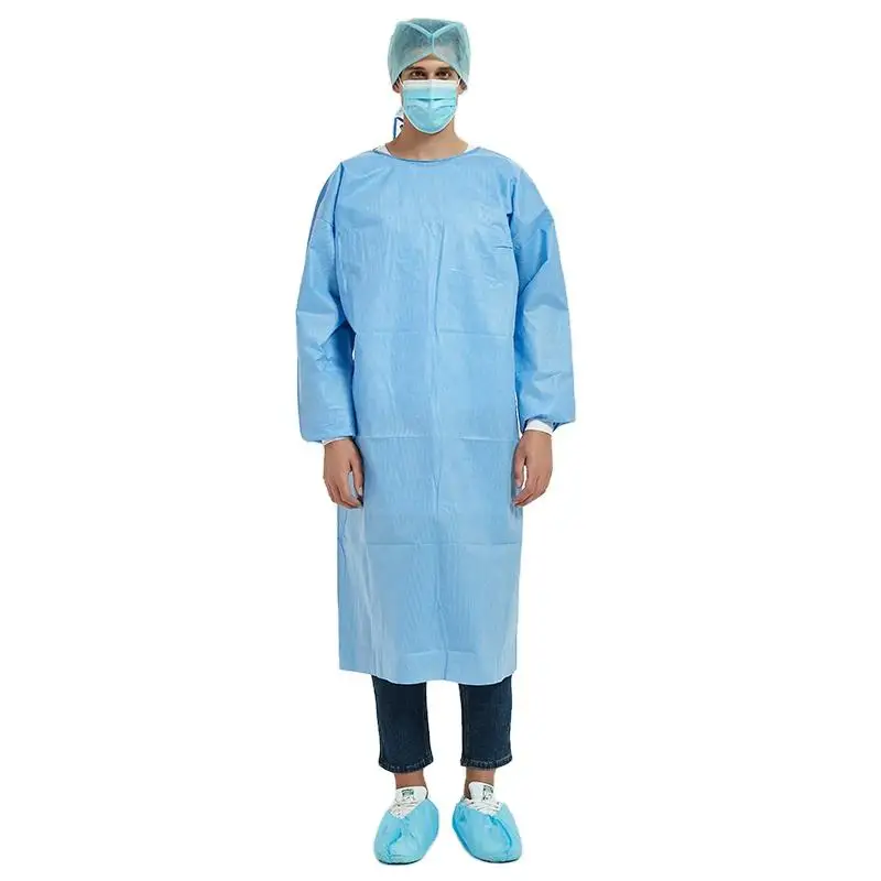 SJ Surgery Gowns AAMI Level 1/2/3/4 Hospital Uniforms Sterile Disposable Surgical Gown
