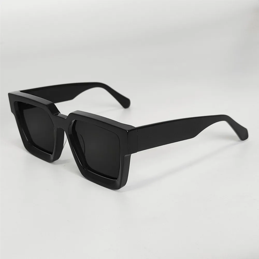 Yvan Mens Women Luxury Fashion Square Thick Frame Sun Glasses 10mm ...