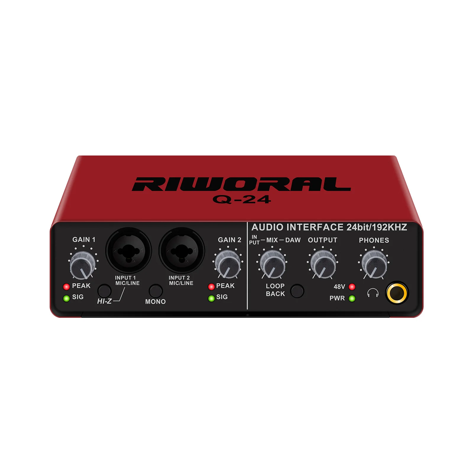 R-24 Audio Interface - High Quality 24bit/192khz Sound Card