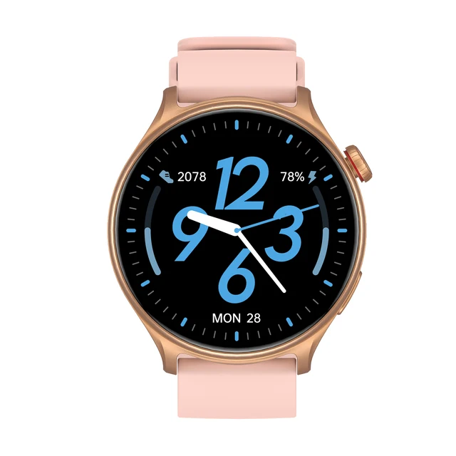 2024 Unisex Multifunction Smart Watch Touch Control Bluetooth Technology Power Reserve Android Compatibility IP67 for Multiple
