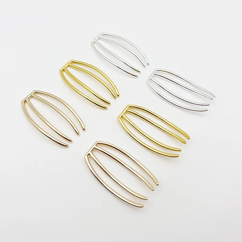 Гребень для волос из сплава с 4 зубцами 2 8 см * 5 0 дюйма