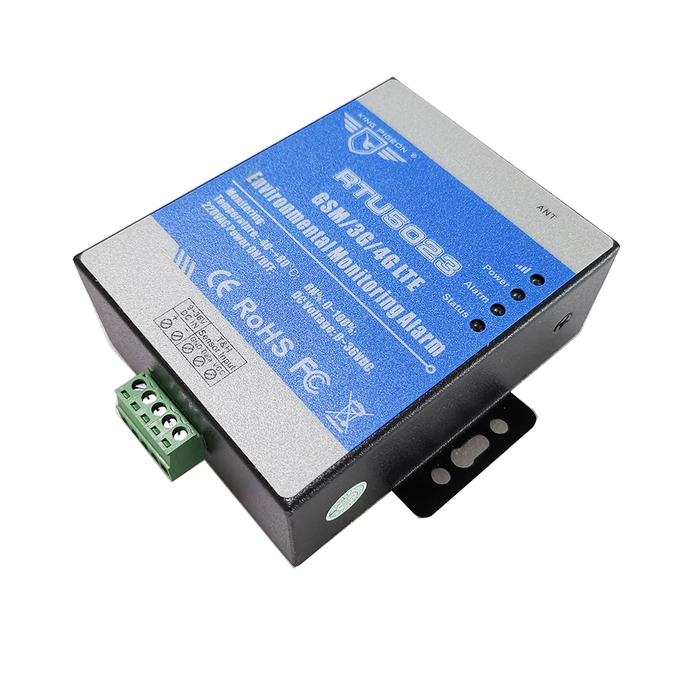 GSM 4G RTU Temperature Humidity Alarm Lost Alert Remote Monitor Support Timer Report APP Control RTU5023 with Temp Sensor