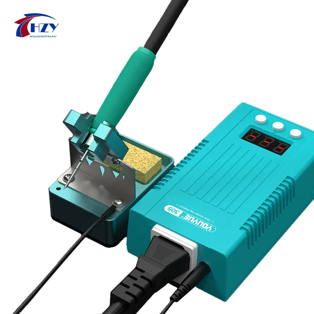 Портативная паяльная станция 305-T210 электрическая для печатных плат телефонов материнских обслуживания очистки процессора точная