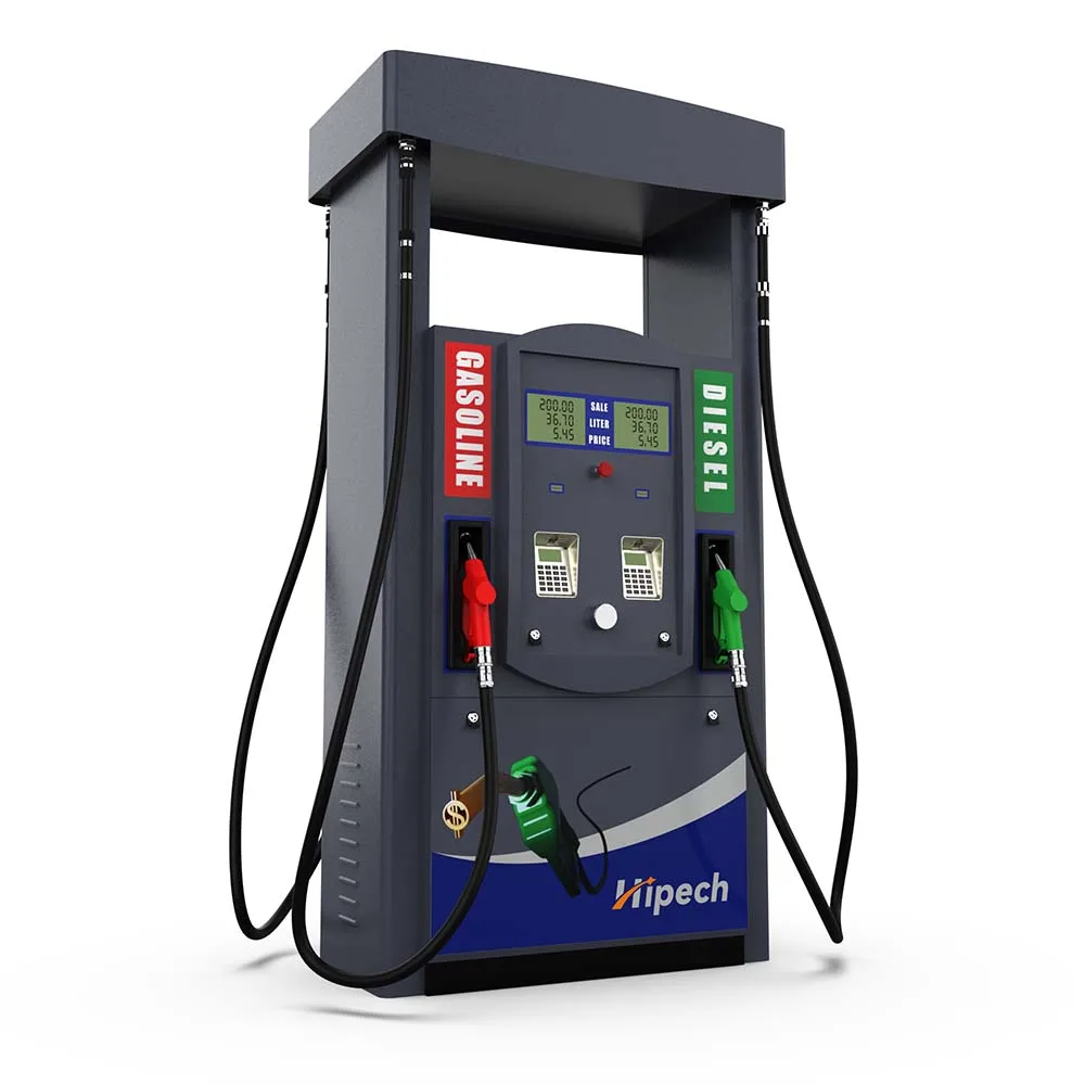 Hipech Most Popular Fuel Pump Fuel Dispenser with CE ATEX Double Nozzle Fuel Dispenser