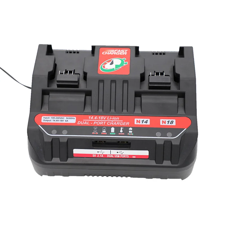 In Stock N14 N18 Power Tool Battery Charger For Milwaukee Li Ion 18v Battery M18 Buy 18v M18 Lithium Ion Battery For Milwaukees Charger Dual Double Charging Station 48 59 1812 Usb Fast Charging Trimmer 18volts