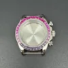 Steel Case Pink Colorful Diamonds