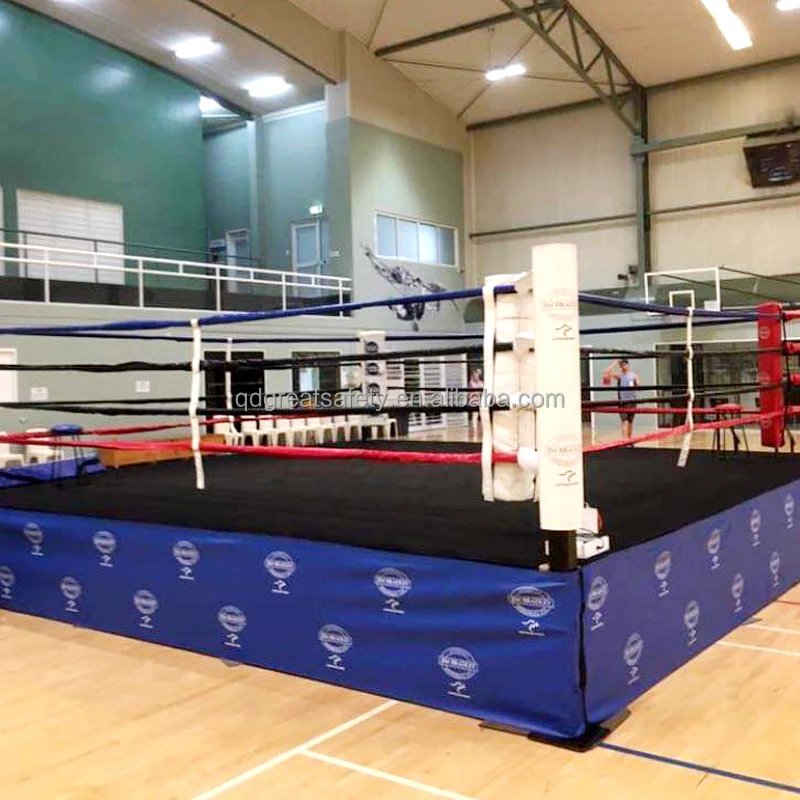 Factory Boxing Ring Professional With Platform Floor High Quality Steel Frame Outdoor Boxing Ring for Boxing Fighting