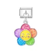 Flower-module silver buckle