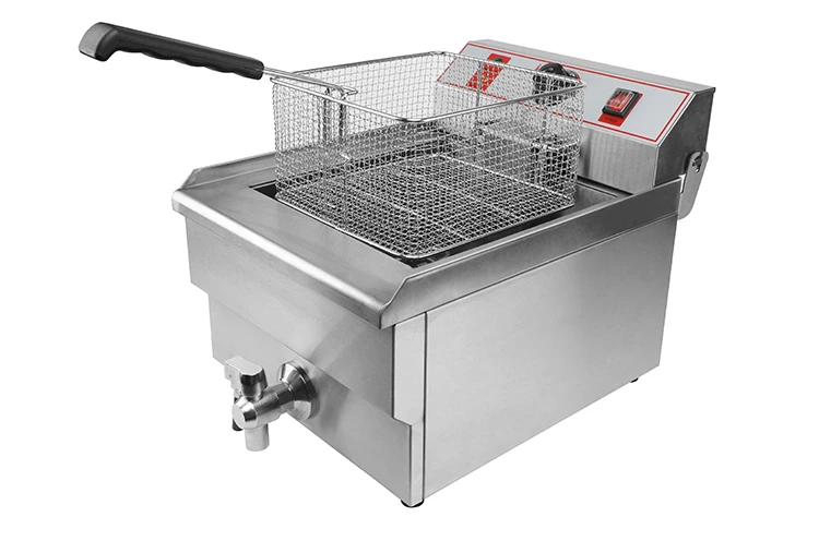 Sale Automatic Eco Commercial Table Top Tank Thermostat Gas Deep Fryer for  Restaurant