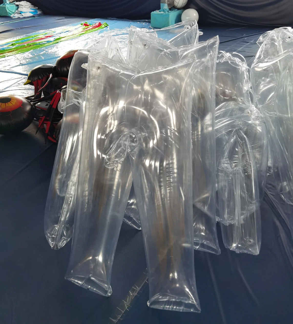 BeiLe Custom clear Inflatable Jacket and Pants with SPH for Promotion