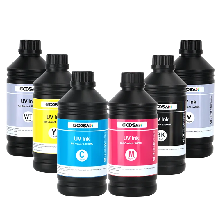 Goosam Hard Uv Digital Printer Ink for Ricoh Th5241 Gh2220 Mh5320 Gh 2220 Gen 5 5 5I Ri 1000 for Wood