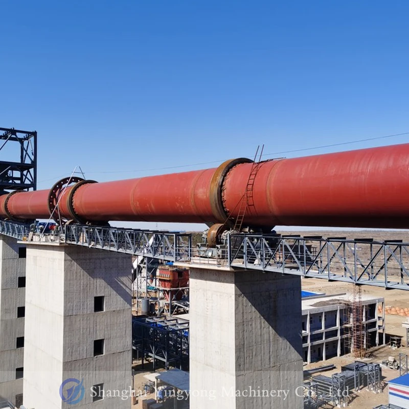 Energy Serving Gypsum Rotary Calving Kiln Magnesium Oxide Magnesite Calcination Rotary Dryer with Core Component Bearings