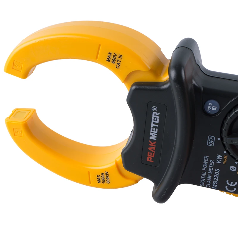 Digital Harmonic Power Clamp Meter  RS232C Connection Interface Watt Meter for Solar Panel test