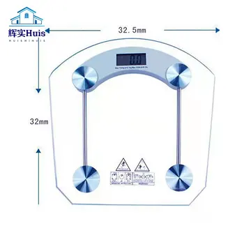 Factory Wholesale Price Household Bathroom Digital Body Weight Circle Scale Digital Scale