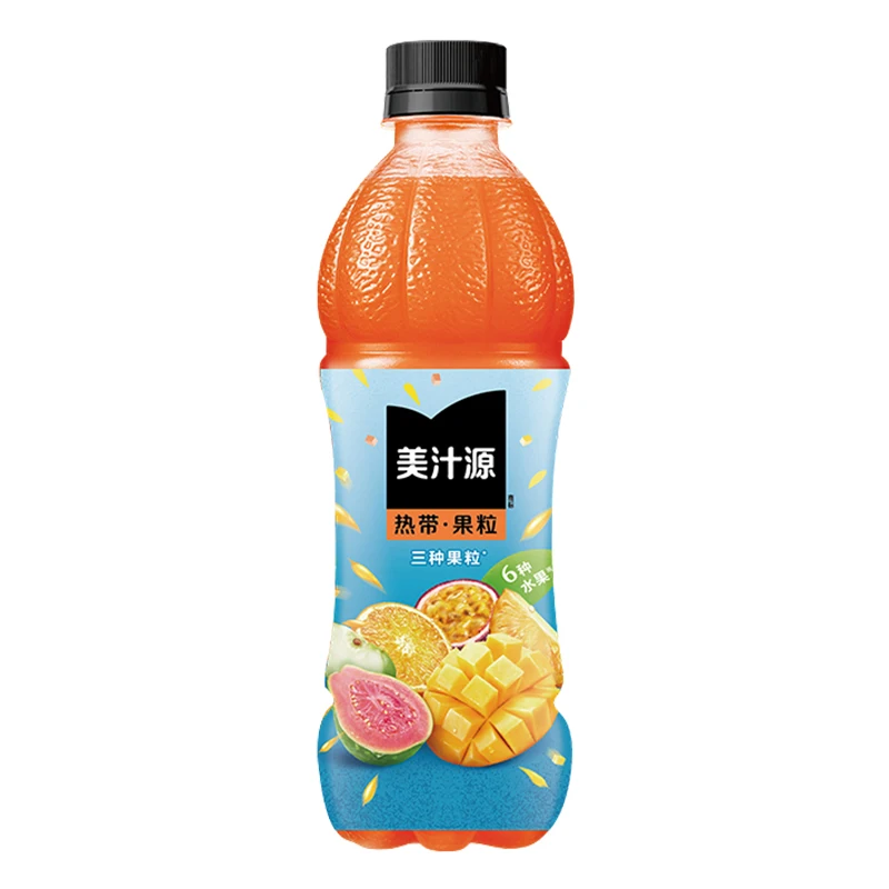 Meizhiyuan Fruit Orange Juice Beverage Juice Peach Grape 450ml Cooca Cola Home Pack Passion Fruit Lemon Green Flavor