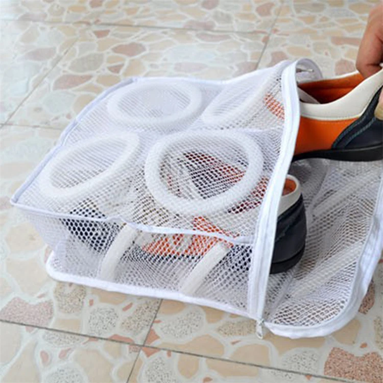 2pcs/1pc portable laundry bag shoes organizer