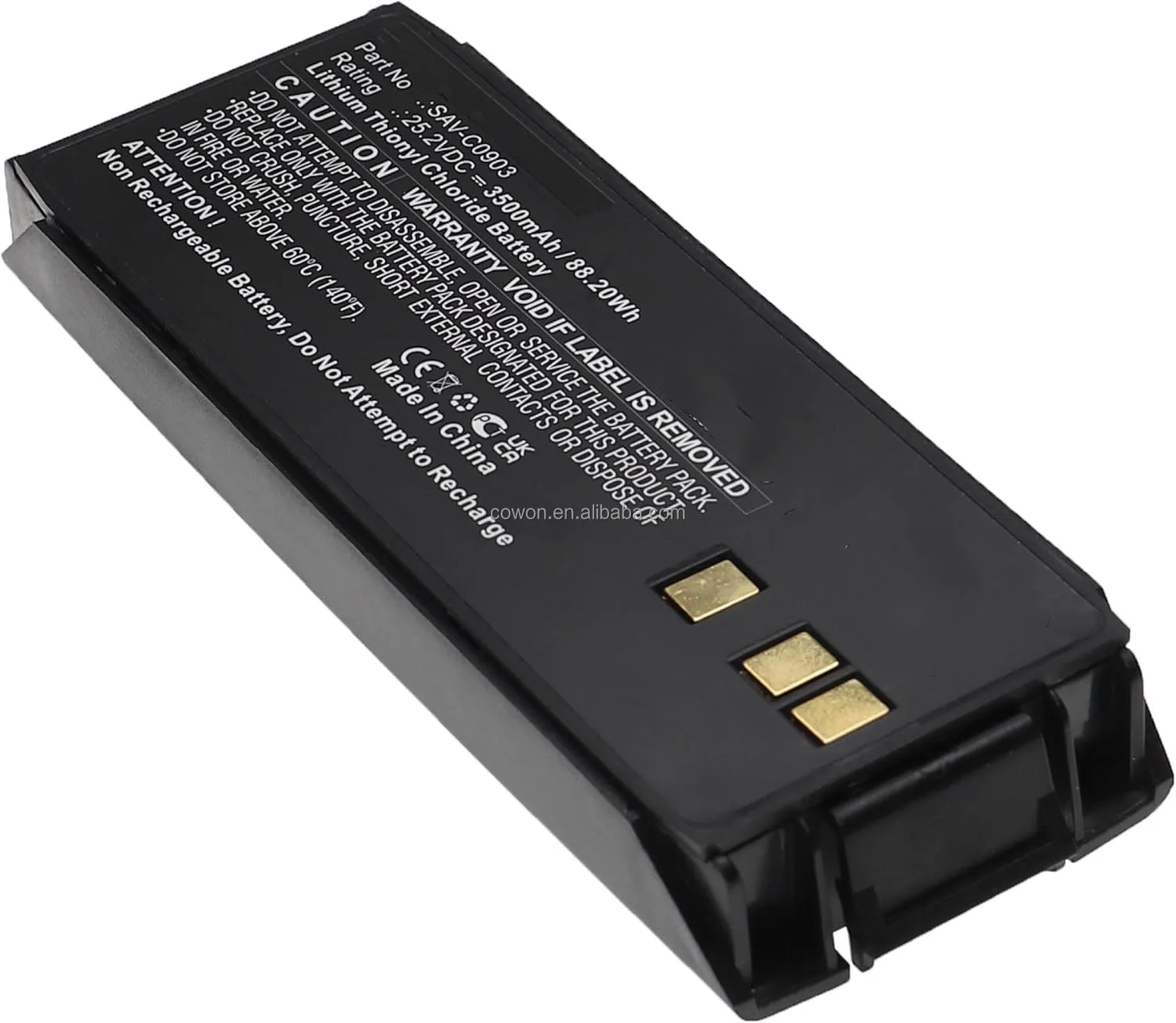 product replacement saver one sav c0903 252v 3500mah battery for sav c0903 li soci2 replacement medical aed defibrillator series-10