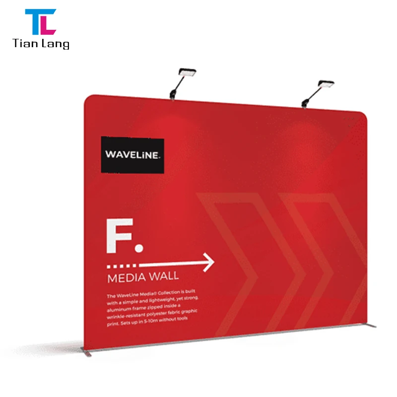 Tian Lang 8x8 Фон за фотоуслуги и стойки Фон Покрив за възглавници Тension Тканичен Туб Дисплей Растяща тканична показалница